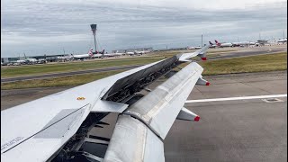 FULL APPROACH AND LANDING INTO LONDON HEATHROW 🇬🇧 British Airways  Airbus A319100 [upl. by Inoek]