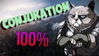 Skyrim how to level up Conjuration fast [upl. by Olli]