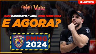 Saiu Candidato  Vaga CFSD PMMG 2024 e AGORA [upl. by Tani]