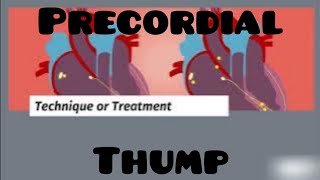 Precordial thump  Cardiac arrhythmias Lifesaving intervention  Medical procedure  Defibrillation [upl. by Anamuj]