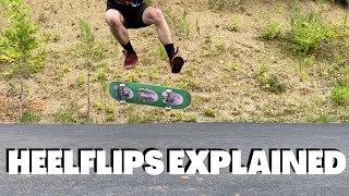 HOW TO HEELFLIP  Detailed Slow Motion Tutorial [upl. by Sigvard]