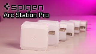 Spigen Arc Station Pro GAN ii Super Fast Charger for iPhone and Android 100w 70w 45w 40w 30w 27w [upl. by Urata17]