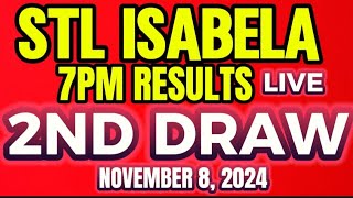 STL ISABELA 7PM DRAW RESULT NOVEMBER 82024 [upl. by Sualohcin]