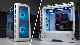 BEST AIRFLOW PC Case Fixes High Temps  COOLER MASTER H500M Review [upl. by Linad]