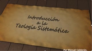 CURSO DE TEOLOGIA SISTEMATICA  CLASE 1 [upl. by Slosberg]