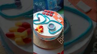 Doctor thim cack design💊💊 doctor cake decoration you tube shorts 💊💊 [upl. by Larimer953]