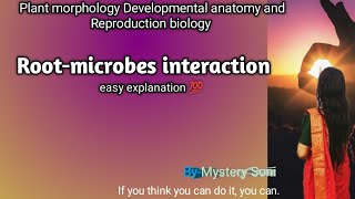 BScMSc Root microbes interaction  easy notes 💯 by mystery soni SStudymantra [upl. by Barra]