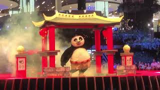 Kung Fu Panda’s Po amp Tigress  Warriors of the Awesomeness  Mall of Qatar  4K [upl. by Aleusnoc]