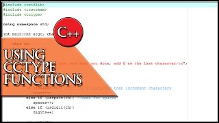 C Using CCTYPE functions [upl. by Noraa]