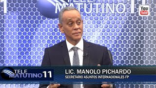 Manolo Pichardo Secretario Asuntos Internacionales FP [upl. by Ellison]