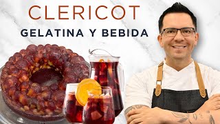 SANGRIA o CLERICOT en bebida o gelatina una vuelta de rosca al vino tinto [upl. by Stinson]