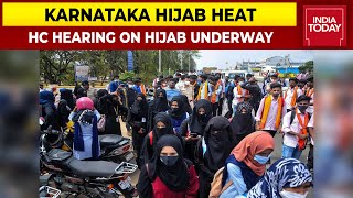 Karnataka Hijab Faceoff Karnataka High Court Hearing On Hijab Underway  Education Vs Faith [upl. by Kendall]