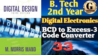 BCD TO EXCESS3 CODE CONVERTER  Digital Electronics  BTech ECE 3rd Year [upl. by Darleen]