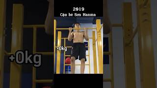 2025 bạn nghĩ Sơn Hanma sẽ kéo được bao nhiêu  sonhanma transformation calisthenics gym fyp [upl. by Kazim]