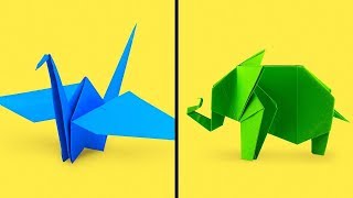 18 ORIGAMIS EN PAPIER FACILES À RÉALISER [upl. by Soelch]