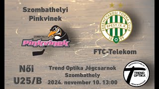 U25B Szombathelyi Pinkvinek  FTCTelekom [upl. by Zarla851]