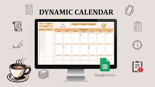 Dynamic Calendar Google Sheets [upl. by Stillman]