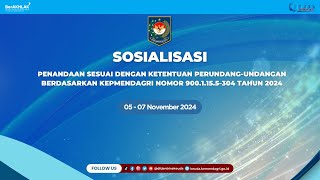 Sosialisasi Penandaan Sesuai Dengan Ketentuan Perundangundangan Berdasarkan Kepmendagri Tahun 2024 [upl. by Eilsel]