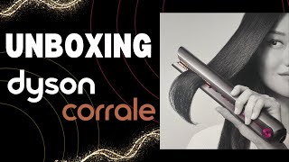 Unboxing Dyson Corrale  The best hair straightener i have ever used NO REGRET [upl. by Yeliac]