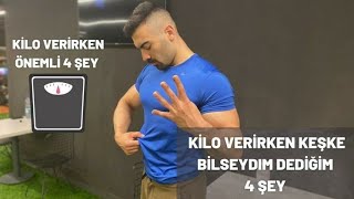 KİLO VERİRKEN KEŞKE BİLSEYDİM DEDİĞİM 4 ŞEY  YAĞ YAK [upl. by Lucky604]