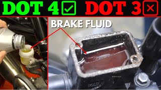 Dont Use DOT 3 Brake Fluid On Your Bike amp Car  DOT 3 Vs DOT 4 Brake Fluids [upl. by Latini]