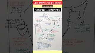 Nuclear Power plant in India nuclearpowerplant energyresources upsc2025 [upl. by Mcallister]