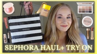 SEPHORA SALE HAUL  Trying New Makeup 💄 [upl. by Yssis90]