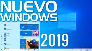 Lo NUEVO del Windows 10 Ultima versión  Transparencia 😮  2019 [upl. by Jaclyn]