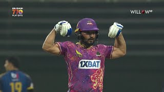 Gulbadin Naib 52 runs vs Deccan Gladiators  Eliminator  BT vs DG [upl. by Lyrem]