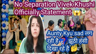 Khushi Punjaban amp Vivek Choudhary Family के साथ वापस Vivek Choudhary Mother Is Still Upset ❓ [upl. by Rains235]