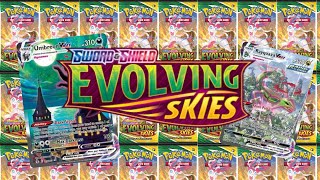 Top 10 Evolving Skies Pokémon Cards Evolving Skies Set Opening Coming Soon [upl. by Drahsir]