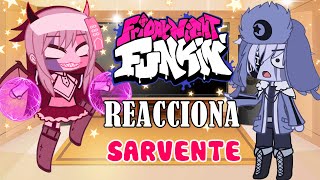 FNF Reacciona a Vs Sarvente HD Mid  Fight Masses  Gacha [upl. by Fellner]