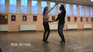 5 FIGURAS DE NIVEL BASICO BACHATA CLASS [upl. by Alban]