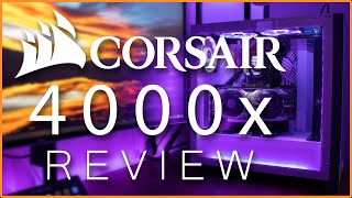 Corsair iCue 4000x RGB Computer Case Review [upl. by Fleurette493]