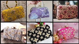 Modern Clutch Purse designs for girlsBeautiful clutch designs for party and wedding [upl. by Esirehc]