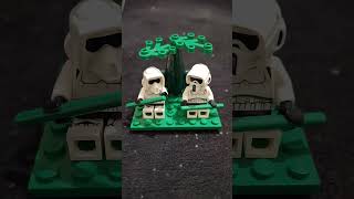 Lego Star Wars  the Imperial Scout Pandas discuss redwunzgofasta [upl. by Ralyat]