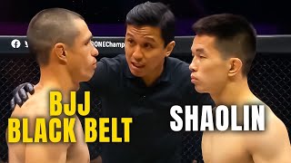 When A BJJ Black Belt amp A Shaolin Monk Meet In MMA 😱 [upl. by Mancino404]