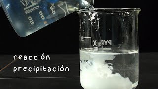 Experimento de Química Reacción de Precipitación de Hidróxido de Calcio [upl. by Enaud526]