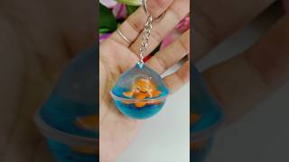 Resin keychain 😍resin keychain ideas art ytshorts shorts [upl. by Wilkens]