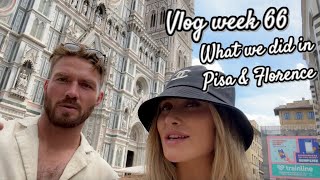 VLOG  WHAT WE DID IN PISA amp FLORENCE [upl. by Oehsen]