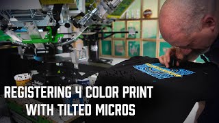 How To Register A 4 Color Print Using Tilted Micros  Riley Hopkins 250 [upl. by Nnairac]