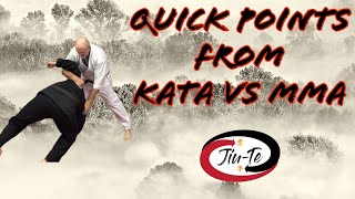 Key Entries from Naihanchi Kata  Kata vs MMA [upl. by Eelitan]