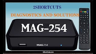 IPTV Mag254 diagnostics and solutions  Infomir [upl. by Yeh204]