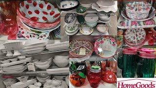 HOMEGOODS SHOP WITH ME  DINING AND KITCHEN ESSENTIALS AT HOMEGOODS  SUMMER SHOPPING  Part2 [upl. by Tremann391]