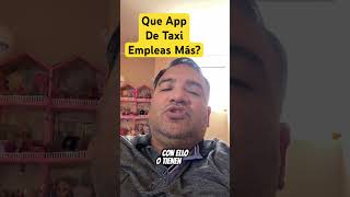 Que App De Taxi Empleas Más Didi Cabify Uber Yango Indriver [upl. by Kevin497]