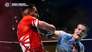 Andrii Pashniuk Ukraine VS Jordan Little England  2022 IMMAF European Championships [upl. by Verdie]