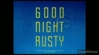 What If Good Night Rusty 1943 But Paramount Puppetoon Version [upl. by Lon]