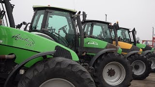 Groot aanbod trekkers en machines bij veiling RoeleveldBos BV Troostwijk Auction [upl. by Eulalee]