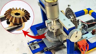 DIY Gear Cutter Mini Edition Fantastic result [upl. by Farlie922]