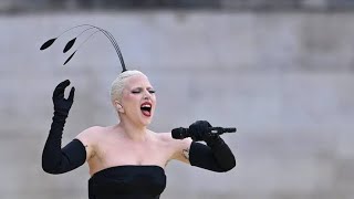 Lady Gaga Mesmerized everyone with her Paris Olympics 2024 Ceremony parisolympic [upl. by Gant245]